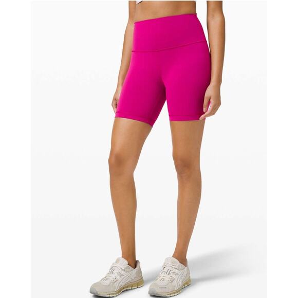 Lululemon ripened raspberry high rise align shorts - size 8,6” inseam - Picture 1 of 5